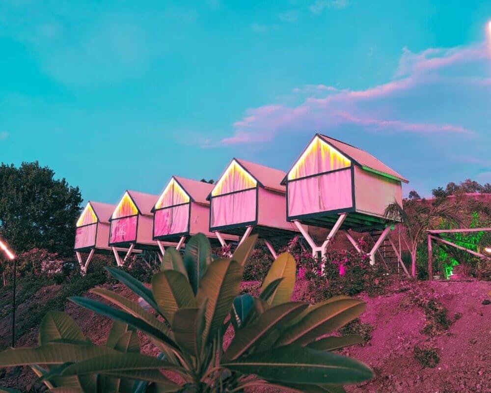 Elevated Cottage with a view of Pawna Lake